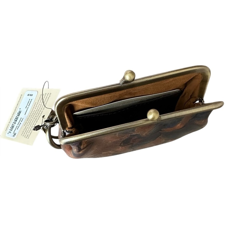 Patricia Nash Leather Borse Frame Coin Purse - Picture 4 of 8